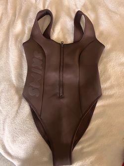 Skims Cocoa Brown Women's One Piece Swimsuit size small