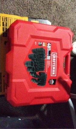 Craftsman 48 pc 1/2 in drive sockets