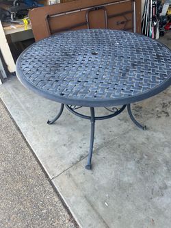 Wrought iron table