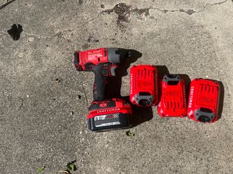 Craftsman 20V Impact Driver with Batteries and Chargers