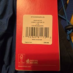 New North Face hiking bag