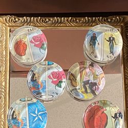 Your Choice Of One Of A Kind Hand Made  Loteria Paper Weights $15 Each 