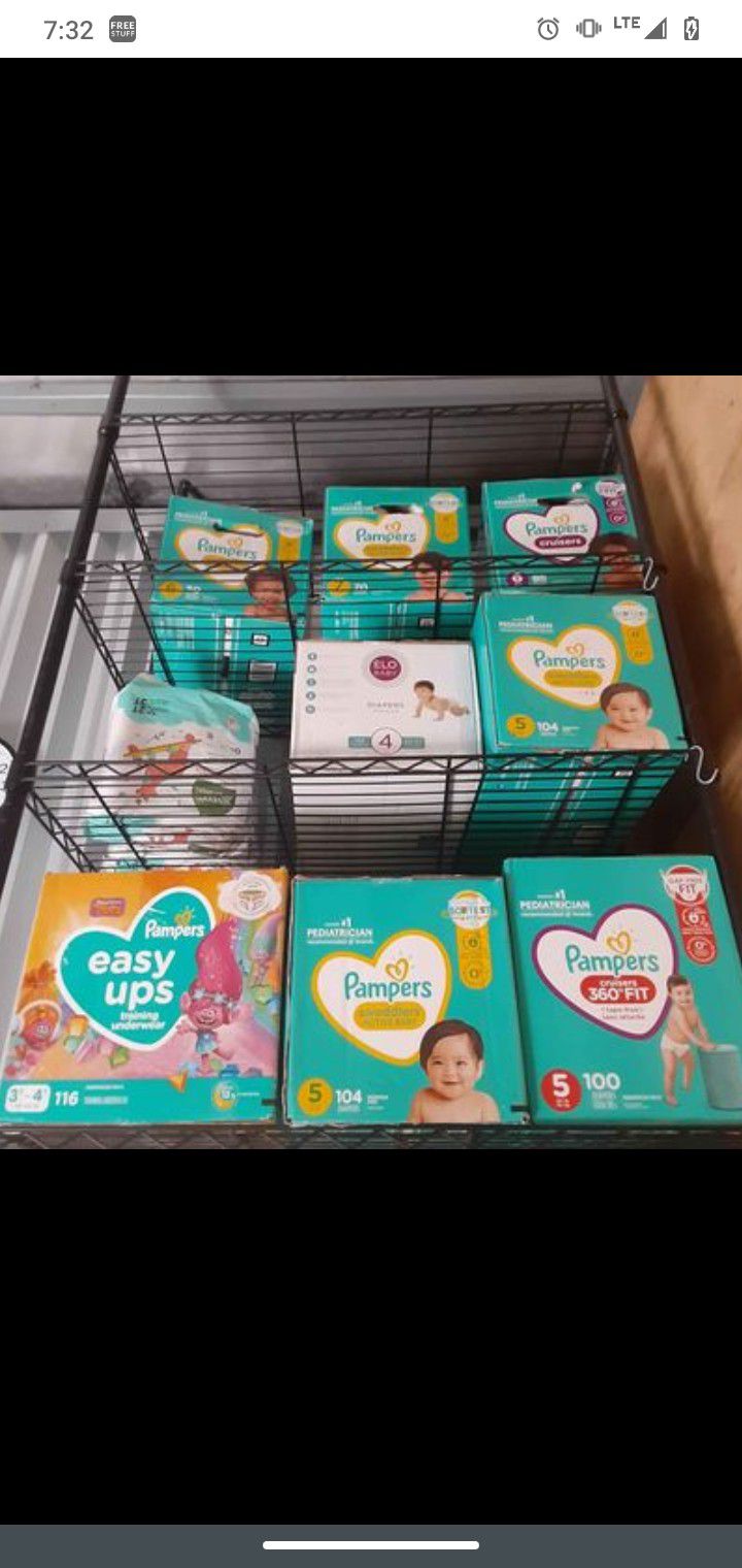 $30 Pampers Diapers 
