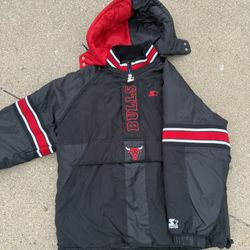 90s Chicago Bulls Starter Jacket