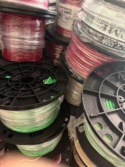 #1 #2 #3 #4 #6 #8 #10 #12 #14 Wire 500ft THHN Single Stranded Copper Cable (#8 500ft $230  price Of Each )