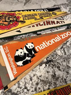 Lots of vintage flags