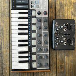 MIDI Keyboard With Interface 
