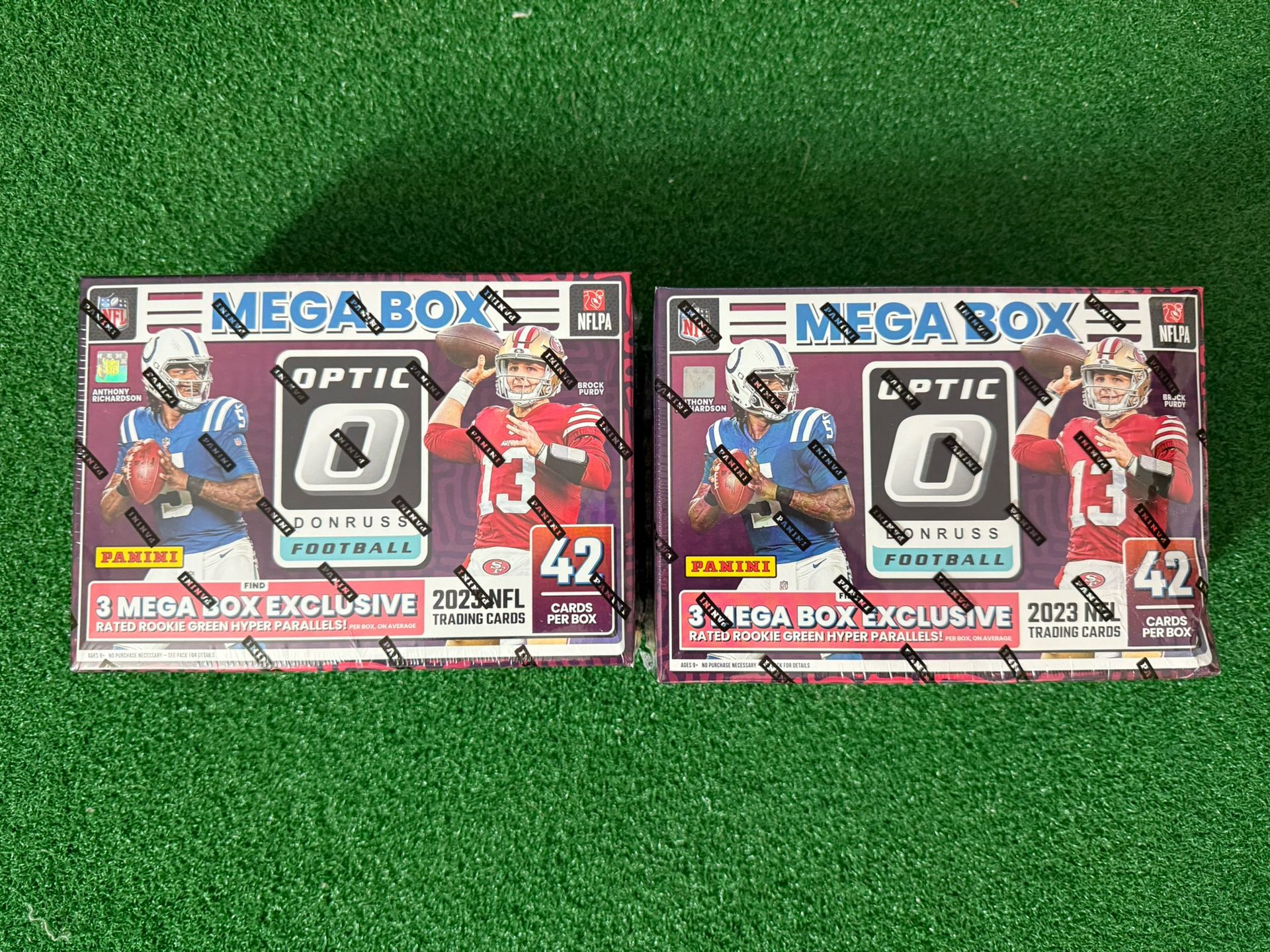 2023 NFL Optics Football Trading Card Mega Box Target