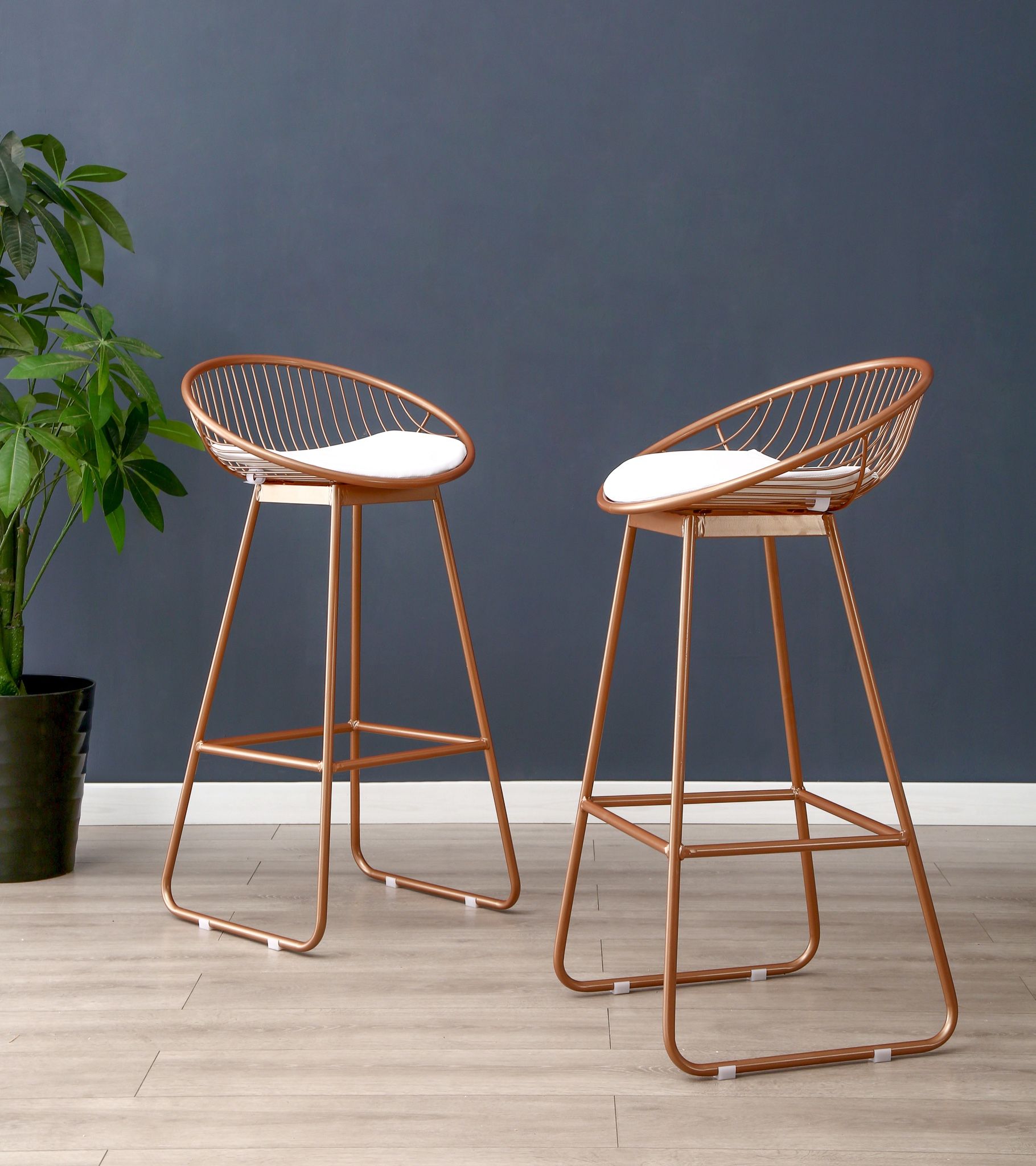 Modern Metal Bar Stools 30 Inch