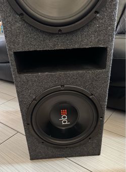 12” PB SUBWOOFERS.