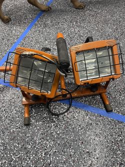 Halogen Light And Stand