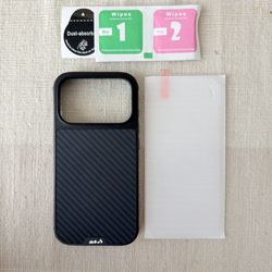 Mous Limitless Black Carbon Fibre MagSafe Case For iPhone 17 Pro