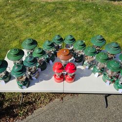 Vintage Refurbished Coleman Lanterns 