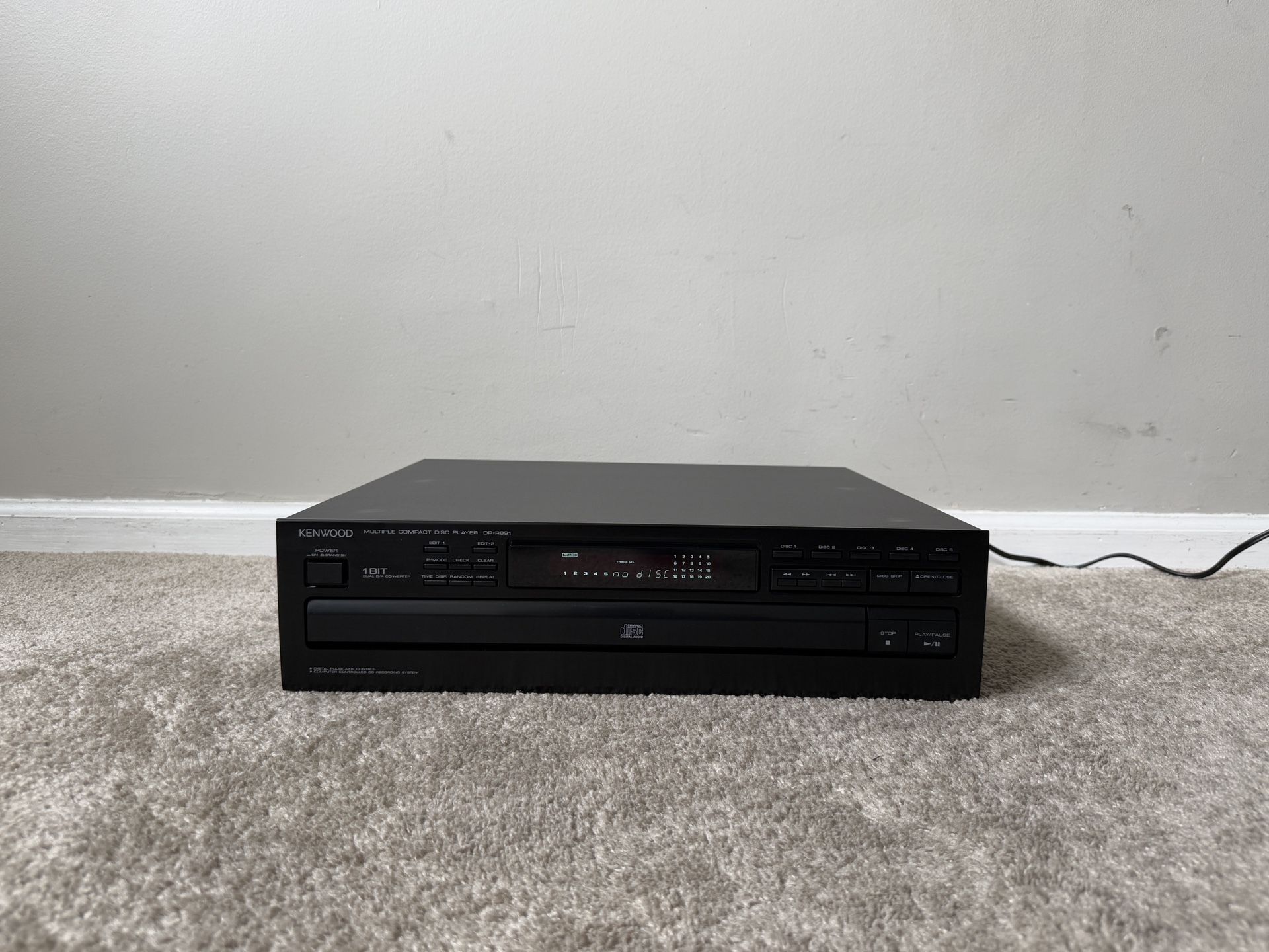 Kenwood DP-R891 5 Compact Disc CD Player Changer