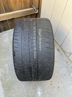 1 MICHELIN PILOT CUP 2 325/30/20 USED TIRE 106Y (contact info removed) NO PATCH. track used