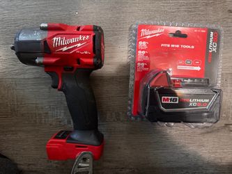 Milwaukee 3/8 impact wrench and 5.0 battery