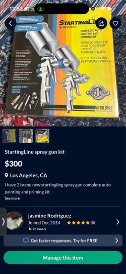 StartingLine spray gun kit