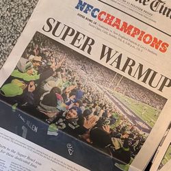 SEATTLE TIMES SUPERBOWL PAPER