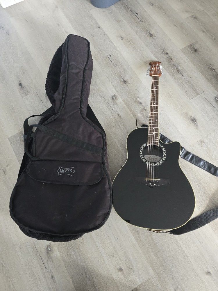 Applause by Ovation AE128 Super Shallow Acoustic Electric Guitar W