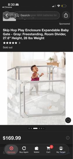Skip hop baby fence