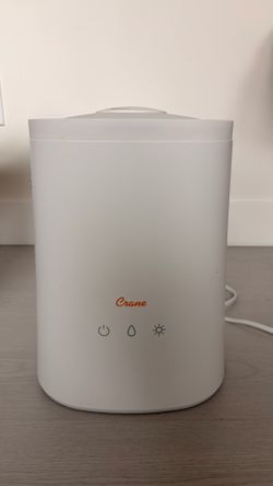 Crane Top Fill Ultrasonic Cool Mist Humidifier – 1.2 Gallon (Used)