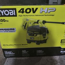 40v Cordless Ryobi brushless pressure washer and attachments for Ez power scrubber for sale or trade