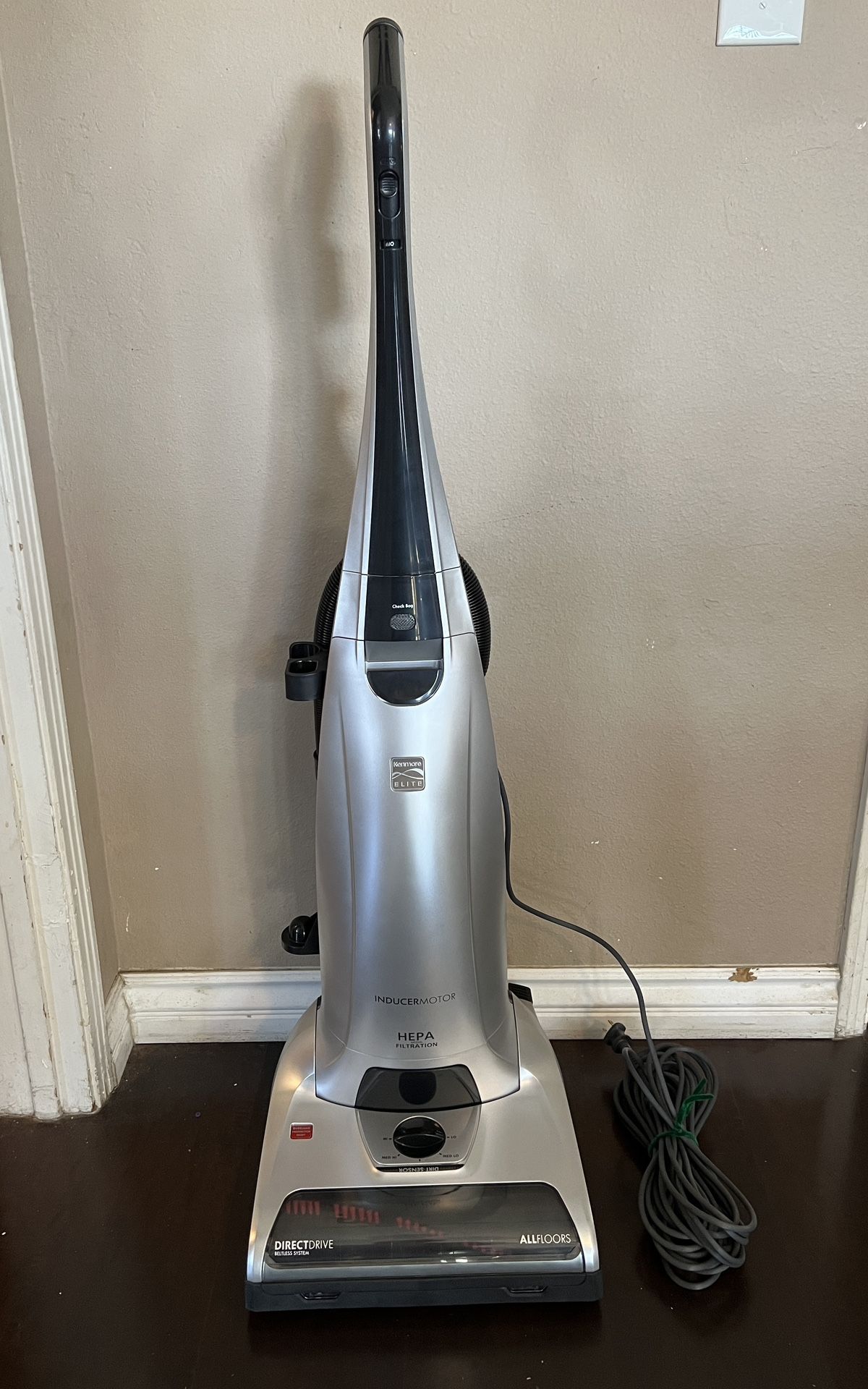 Vacuum, Kenmore Elite 31150 Beltless Pet Friendly Bagged Upright Vacuum, 22.62lbs - Silver