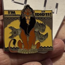 Vintage Disney Scar Pin-Lion King