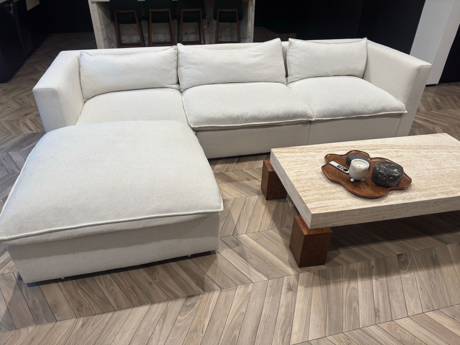 Crate & Barrel Lotus Deep Sectional
