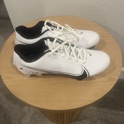 Nike Vapor Edge Speed 360 White Football Cleats