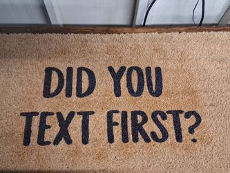 Funny doormat