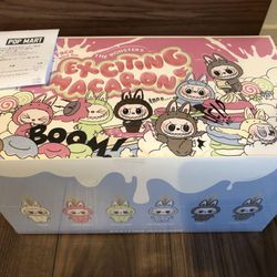 POP MART The Monsters Exciting Macaron Plush Series Nrr