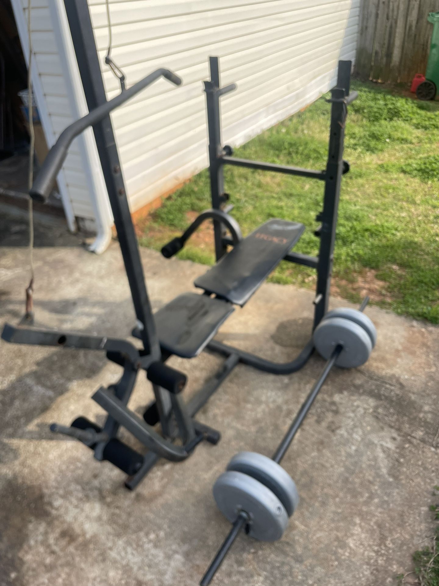 Bench And Weights