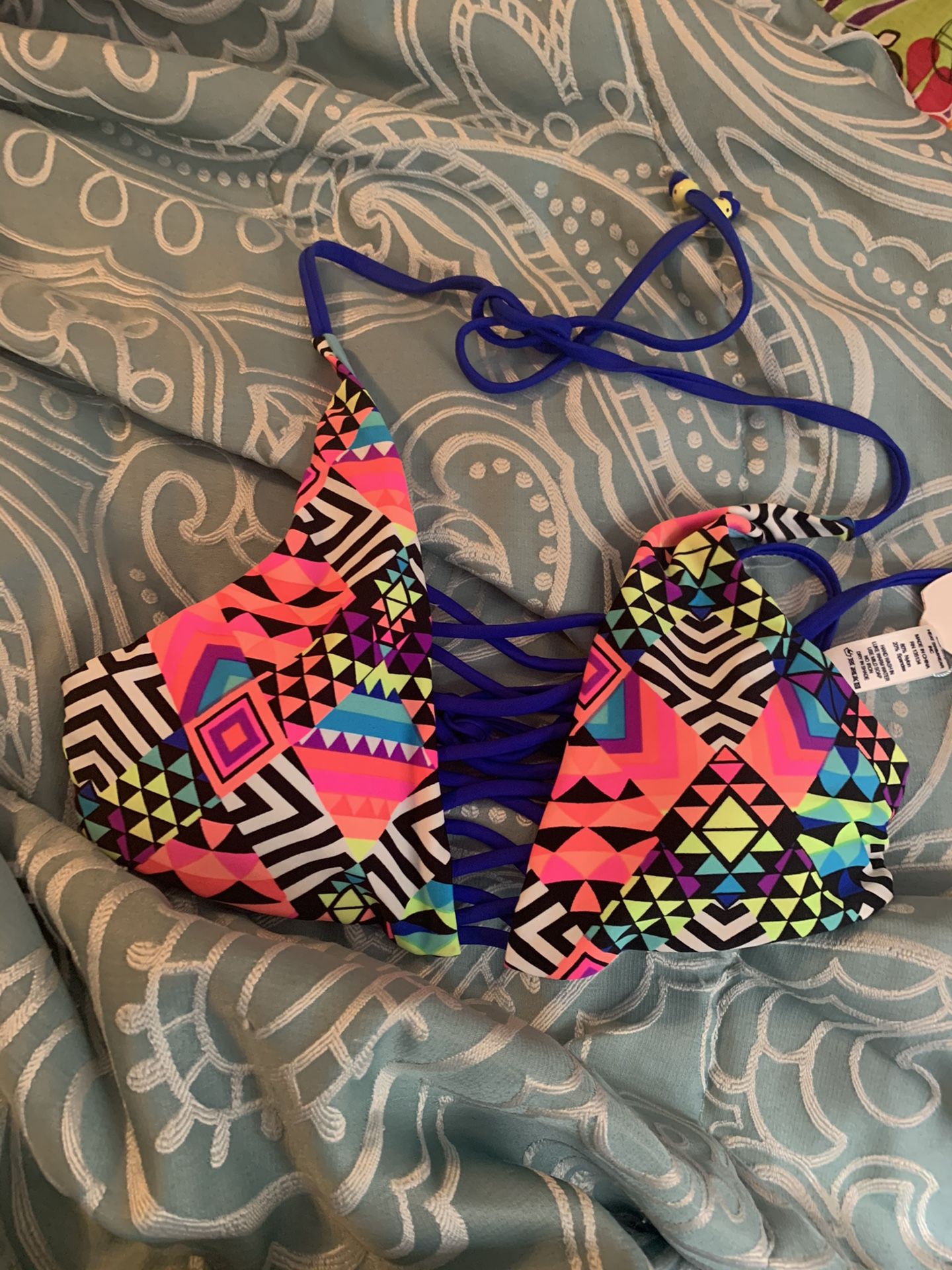 NWT Bingo Brand Size XL Bikini Top