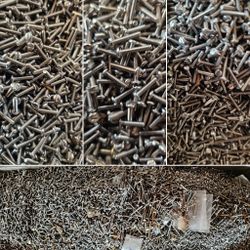 Over a 100 lbs of Mixed Bolts & Nuts HUGE BUNDLE!!
