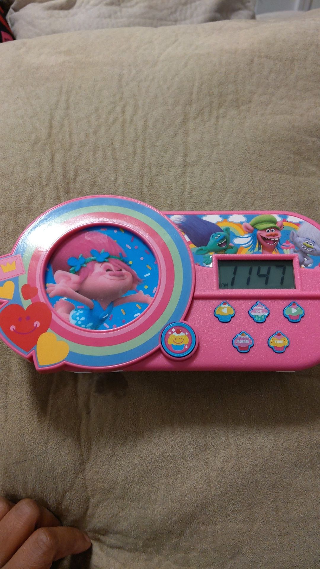 Trolls Alarm Clock *Excellent Condition*