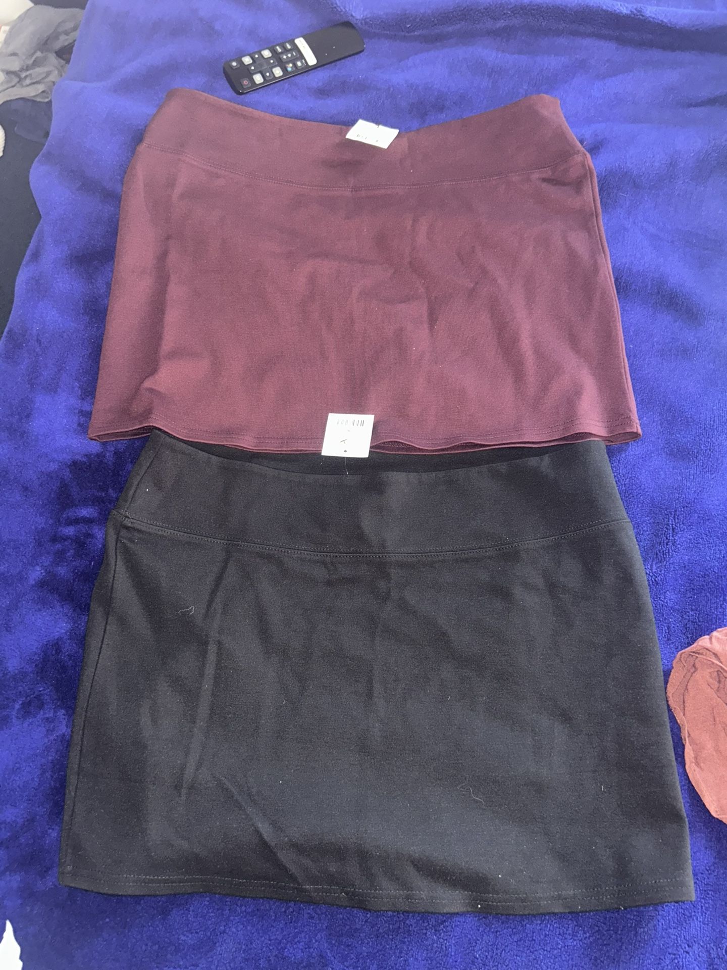 Mini Skirts Cherry Brown & Black 