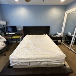 Bed Frame Queen Wood 