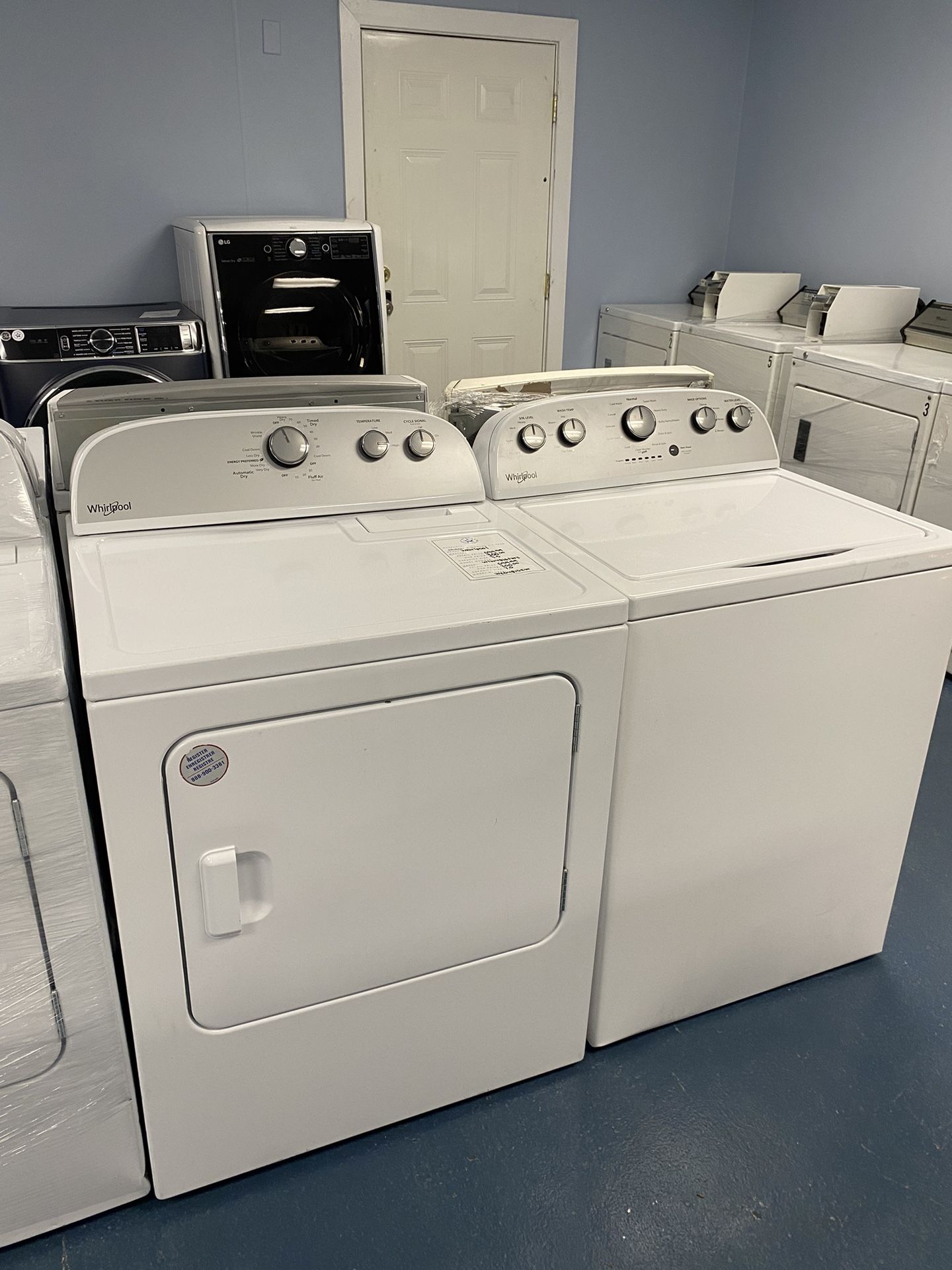 Whirlpool Set ,90 Day Warranty 