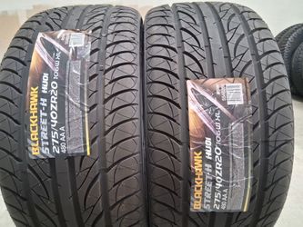 ( 2 TIRES  ) 275/40R20 BLACKHAWK