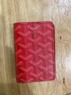 red card holder wallet