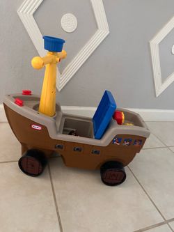 Little tikes ride on pirate ship