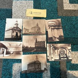 VTG Kirtland Temple in Ohio 7 Black & White Postcards ( New)