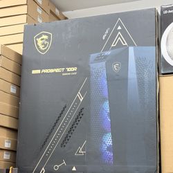 Brand New - MSI Meg Prospect 700R Black Steel / Tempered Glass ATX Mid Tower Case.