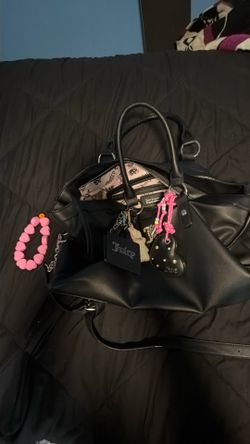 Juicy couture bag with heart key ring