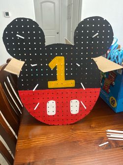 Mickey Mouse party props
