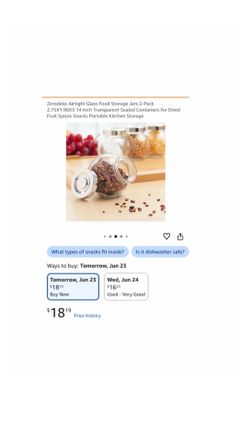 Glass spice  jar set of 3 (1pack) $5 or $50 for 12packs