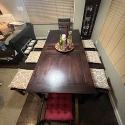 Solid Wood Dining Table 