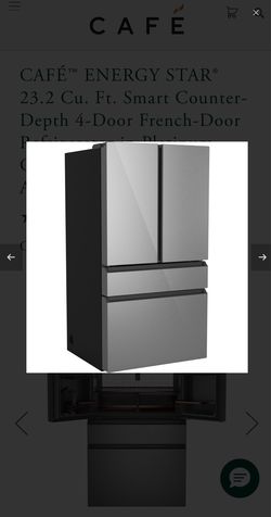 BNIB Refrigerator 1500 below Retail. Cafe French Door