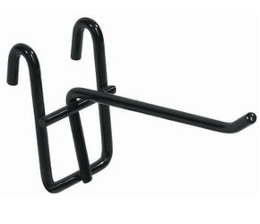 100 Packs 6" Metal Grid Wall Hooks, Standard Gridwall Panel Hooks are for Gridwall Panels Display,Black